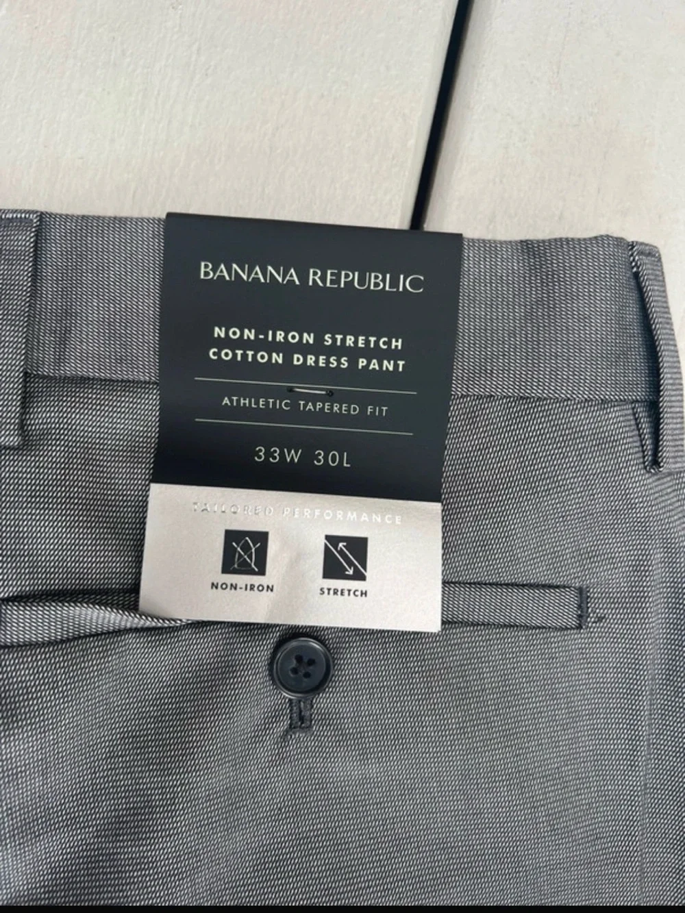 Banana Republic Men's Gray Dress Trousers